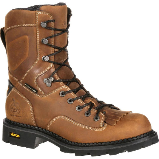 Georgia Boot Men's Crazy Horse Waterproof Boots Size: 9.5 Wide