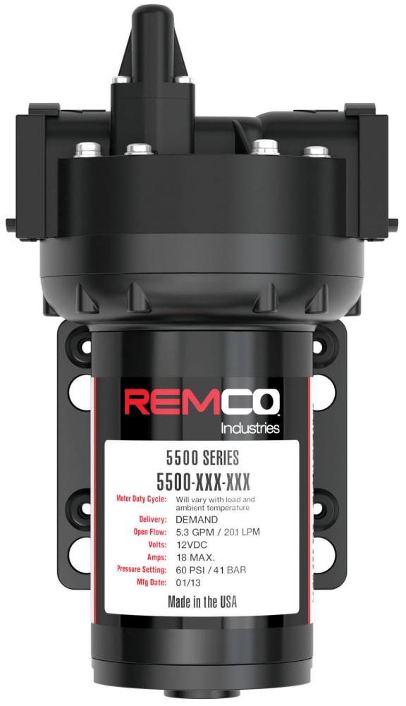 Workhorse Sprayers Pump 5-GPM 12 Volt with Quick Attach Ports