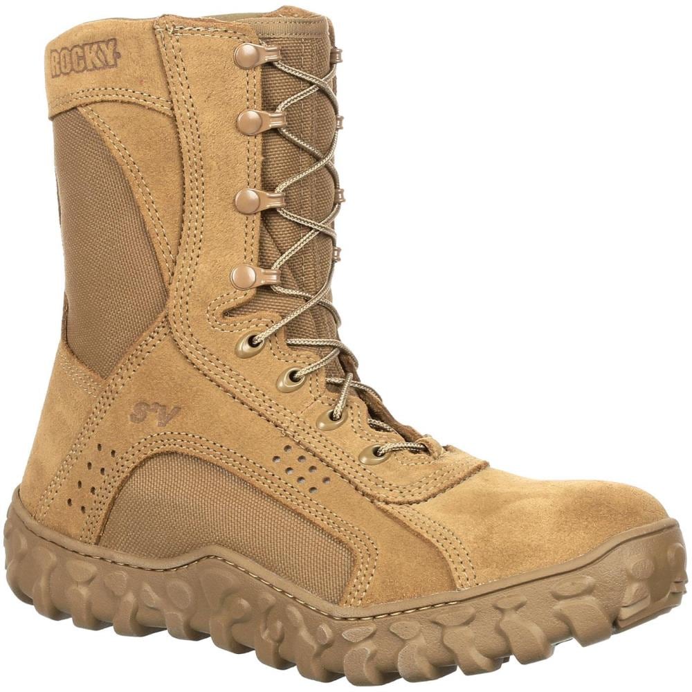 Rocky Men's COYOTE BROWN Steel Toe Boots Size: 17 Wide