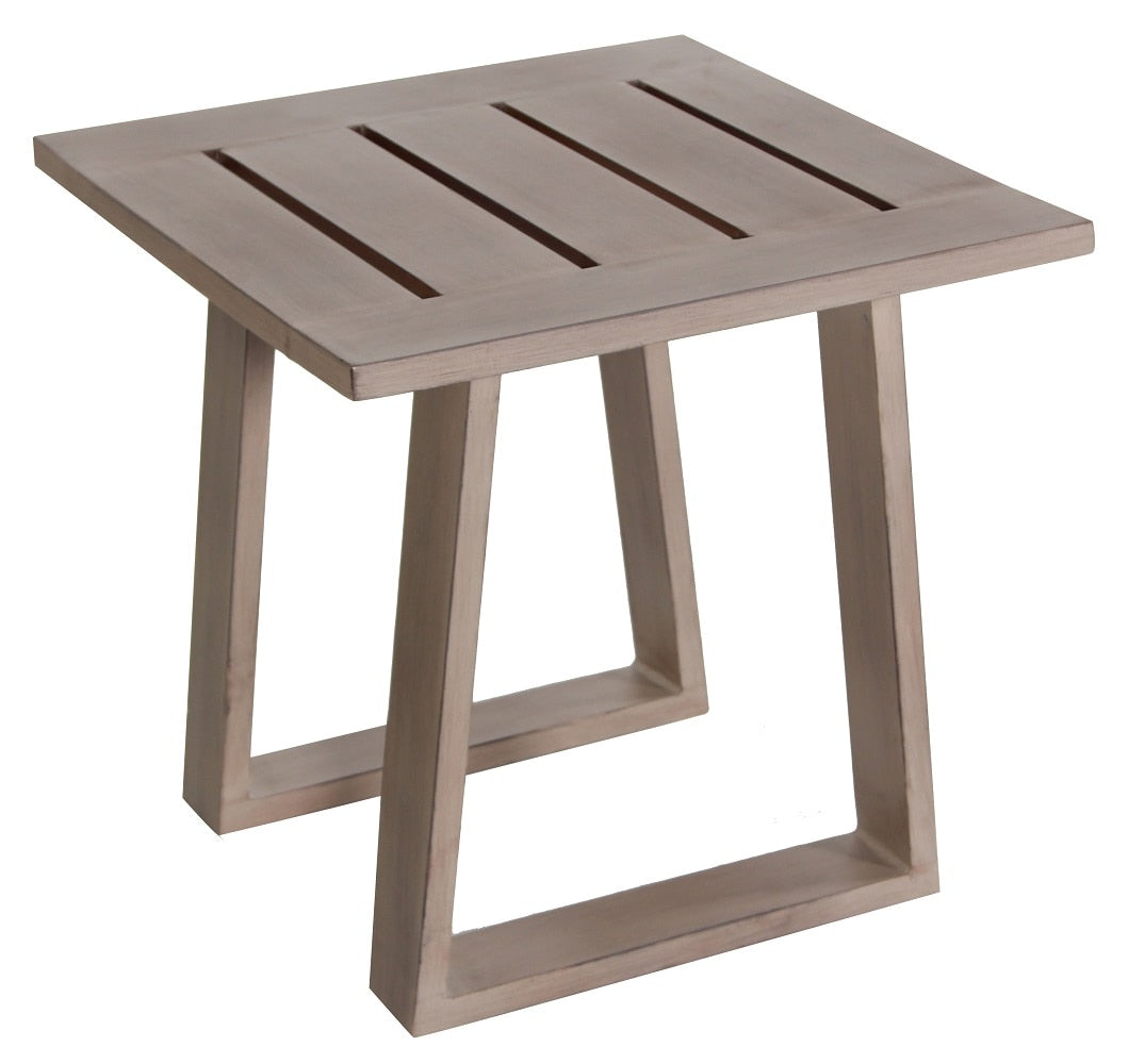 Teva Furniture Aruba Patio Table Square Outdoor End Table 24-in W x 24-in L