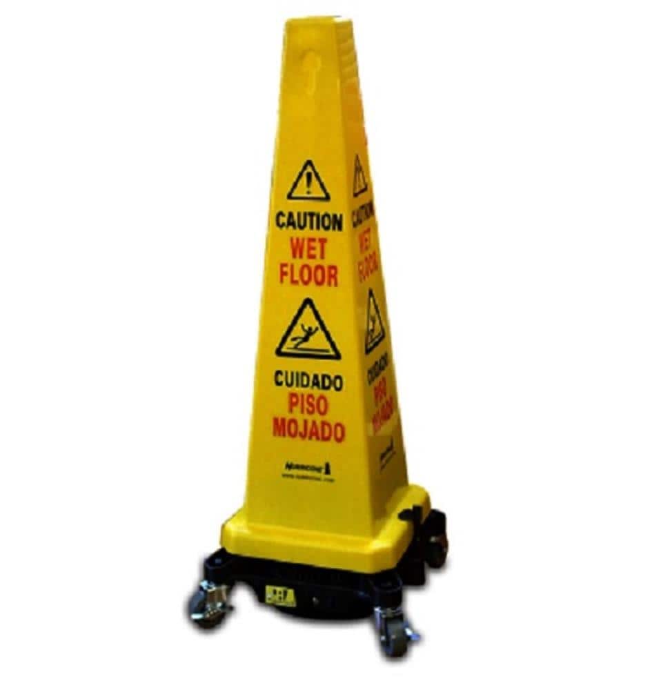 Bissell Commercial 9.5-in 120-Volt 1-Speed Indoor Yellow Floor Fan (Battery and Charger Included) HSC6000