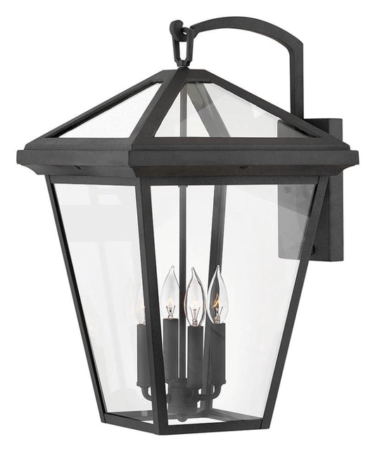 Hinkley Alford Place 4 -Light 24-in H Black Hardwired Outdoor Wall Light 3661490