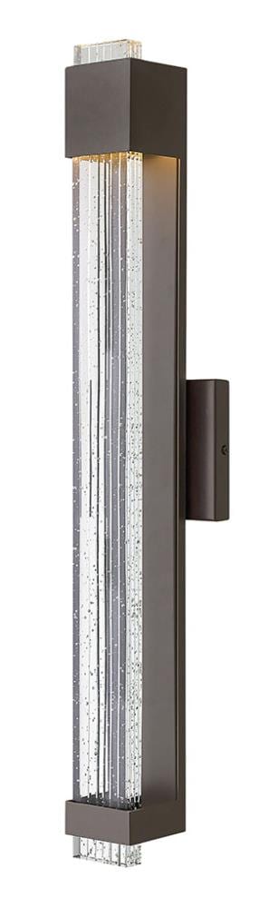 Hinkley Glacier 28-in H Bronze Hardwired Integrated LED Outdoor Wall Light 3661508
