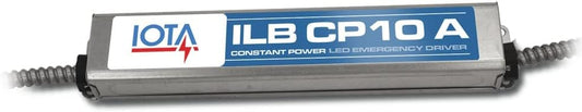 IOTA ILB CP10 HE A M5 Constant Power Emergency LED Driver for Class 2 Luminaires, 10 Watts, Silver