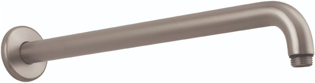 hansgrohe Installation 15-inch Modern Rain Shower Showerarm in Brushed Nickel, for Wall Mount Showerhead, 27413821