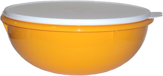 Tupperware Vintage Edition Fix N Mix Bowl Harvest Yellow with Sheer Seal