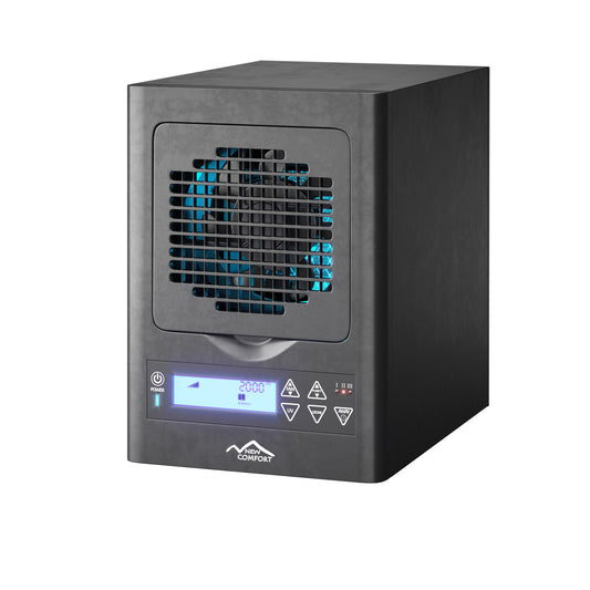 New Comfort Ozone Generator 5-Speed Ionic Black HEPA and Uv Air Purifier (Covers: 3500-sq ft) BH30002013