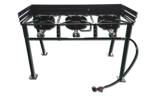 King Kooker Camp Stove 3-Burners Propane Manual Steel Outdoor Burner CS42