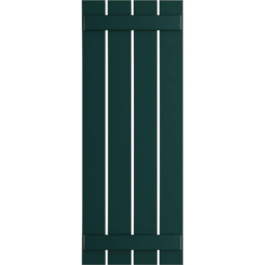Ekena Millwork 23-in W x 42-in H Thermal Green Board and batten Spaced Exterior Shutters ( 2 -Pack )