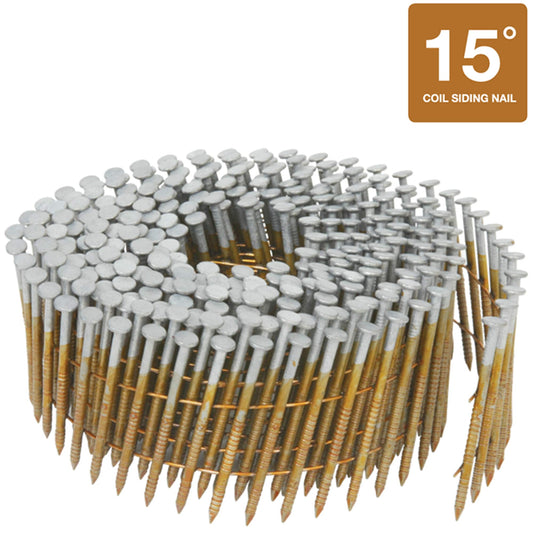 Metabo HPT 2-1/4-in 16-Gauge Hot-dipped Galvanized Ring Shank Collated Siding Nails (3600-Per Box) 13367HPT