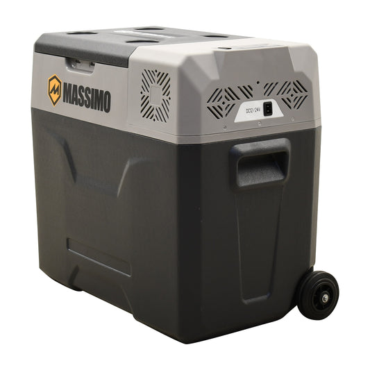 Massimo Gray/Black 52-Quart Wheeled Insulated Cart Cooler EKLR-CX50
