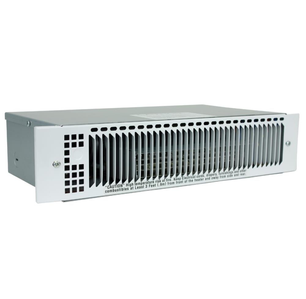 KING Kt-Mw Up to 1500-Watt 120-Volt Fan Heater (16.375-in L x 3.5-in H Grille) KT1215-MW-W