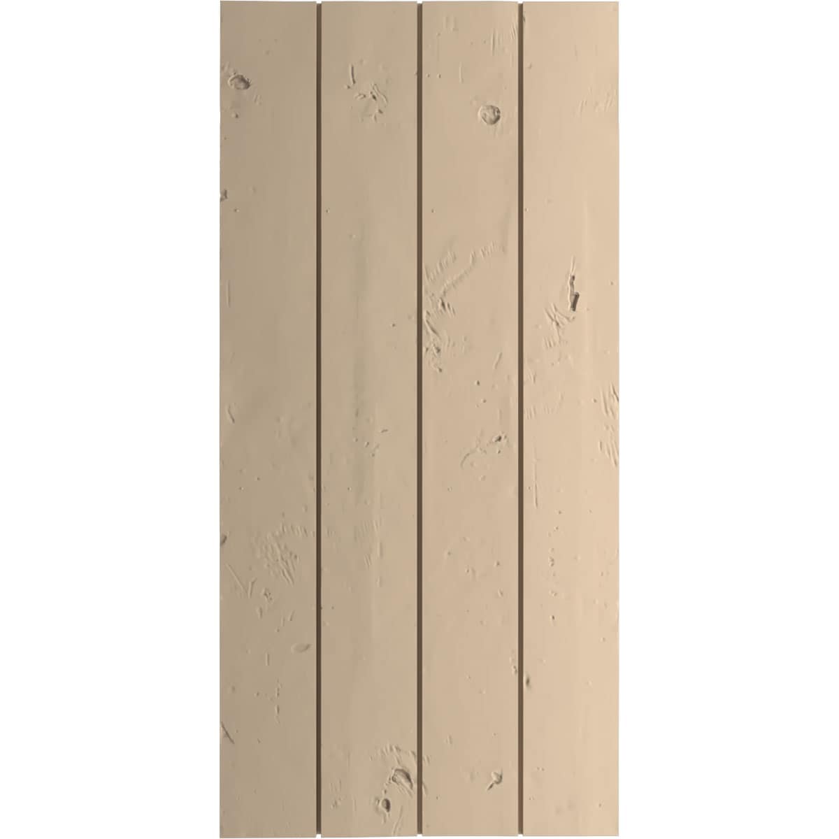 Ekena Millwork 22-in W x 76-in H Knotty Pine Paintable/Stainable Board and batten No batten Exterior Shutters ( 2 -Pack )