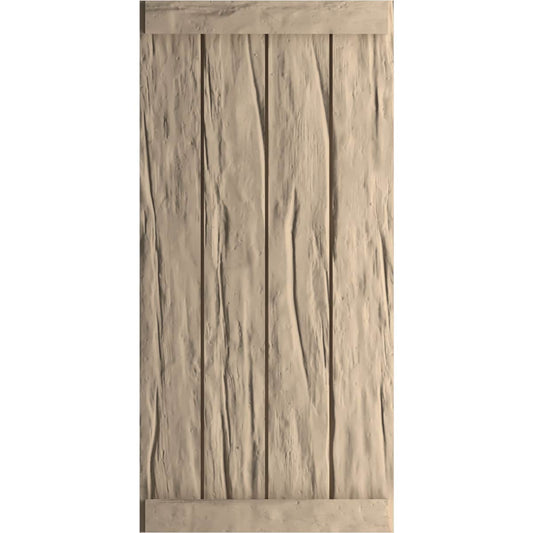 Ekena Millwork 22-in W x 68-in H Unfinished Paintable/Stainable Board and batten End batten Exterior Shutters ( 2 -Pack )