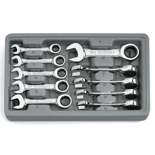 GEARWRENCH 10-Piece Set 12-point Metric Combination Wrench 9520D