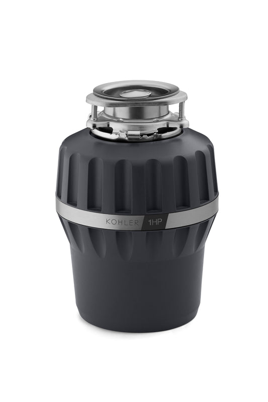 KOHLER Reckon Continuous feed 1-HP Septic Safe Non-corded Garbage Disposal with Noise Insulation