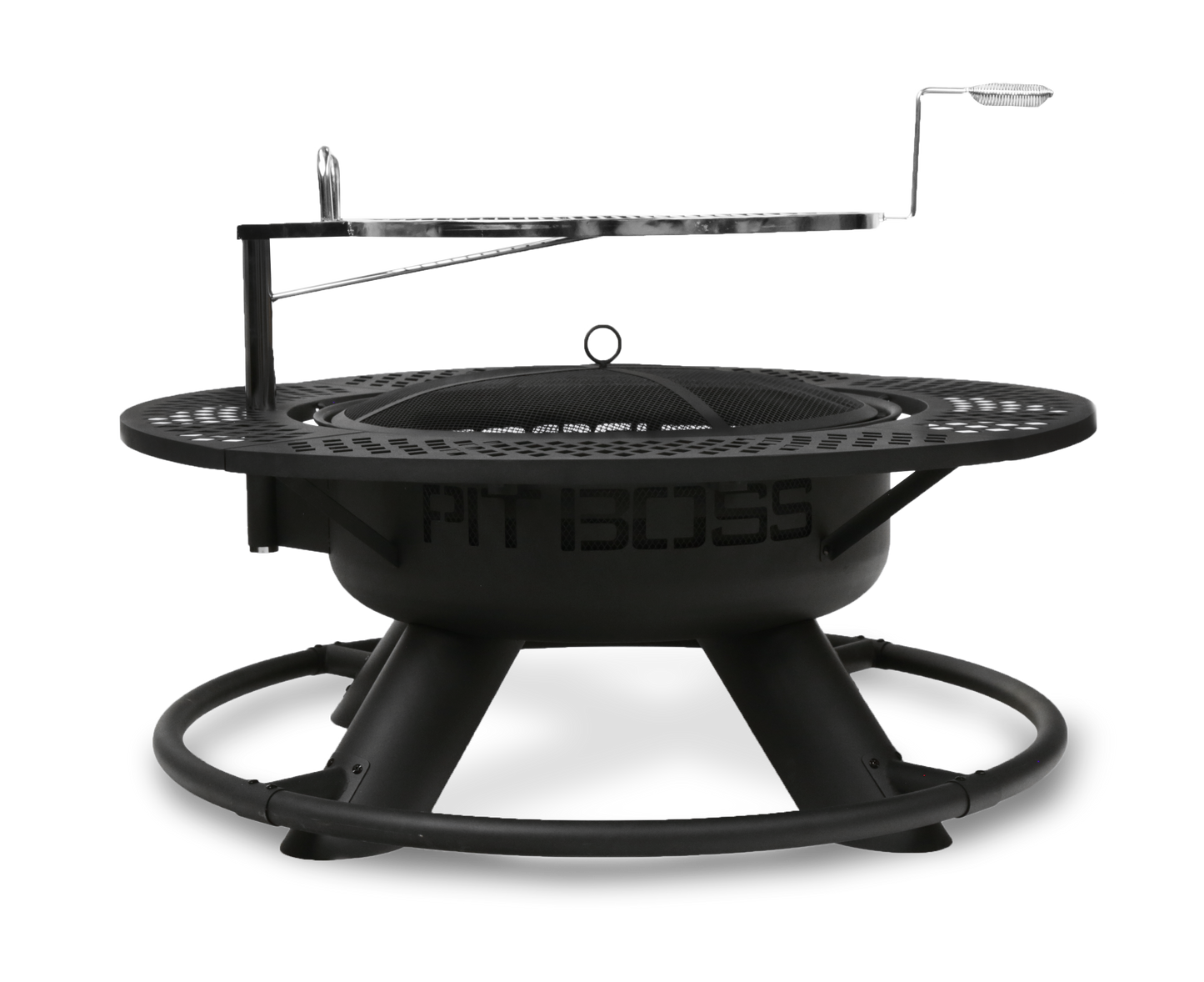 Pit Boss 45.3-in W Steel Round Portable Wood-Burning Fire Pit