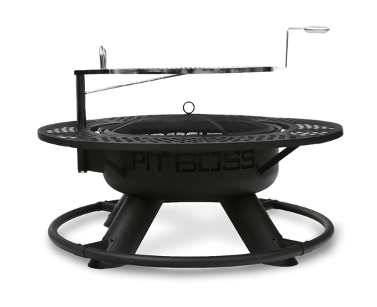 Pit Boss 45.3-in W Steel Round Portable Wood-Burning Fire Pit