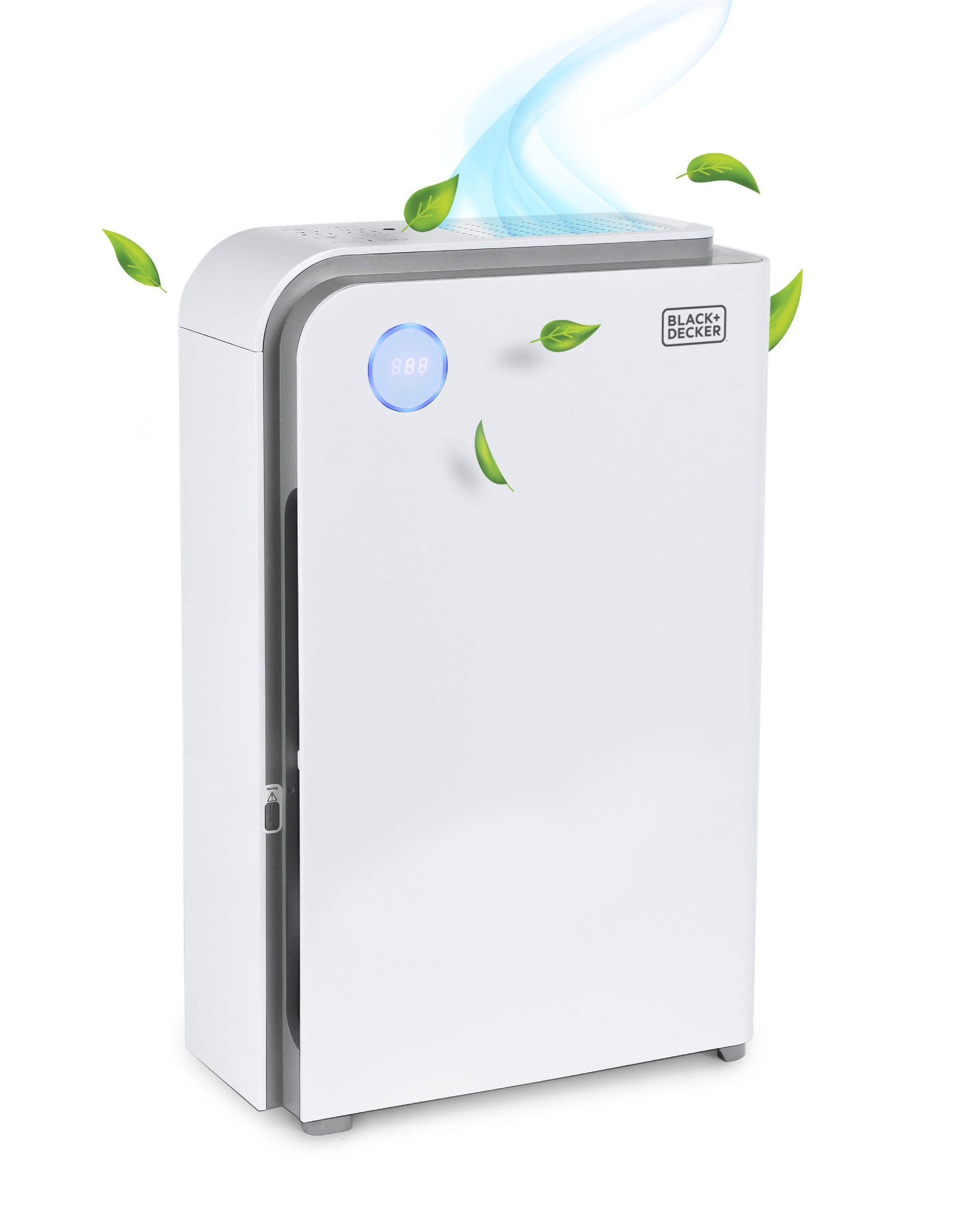 BLACK+DECKER 4-Speed Ionic White True HEPA Air Purifier ENERGY STAR (Covers: 250-sq ft) BAPUV150