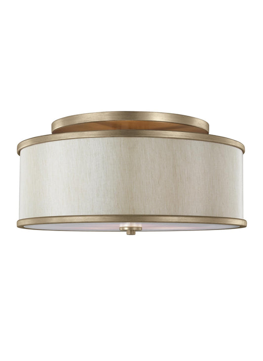 Generation Lighting Lennon 3 -Light 20-in Gold Semi Flush Mount Light