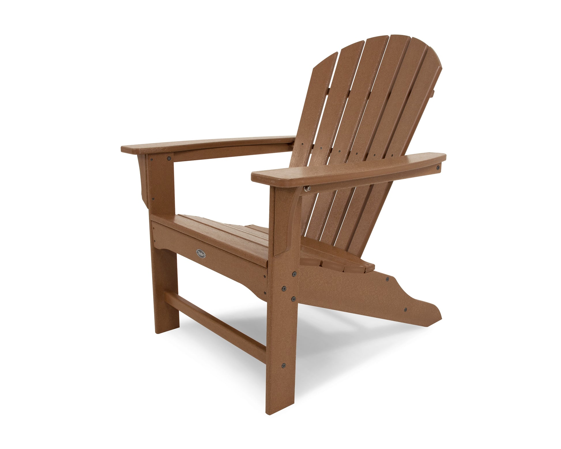 Trex Outdoor Furniture Yacht Club Tree House HDPE Frame Stationary Adirondack Chair with Slat Seat