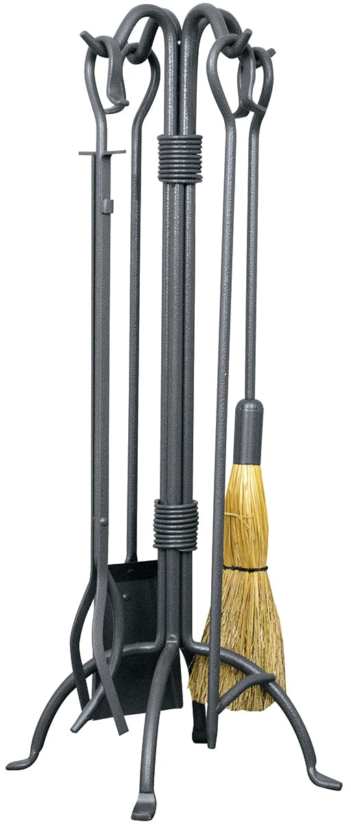 UniFlame 5-Piece Iron Fireplace Tool Set F-1061