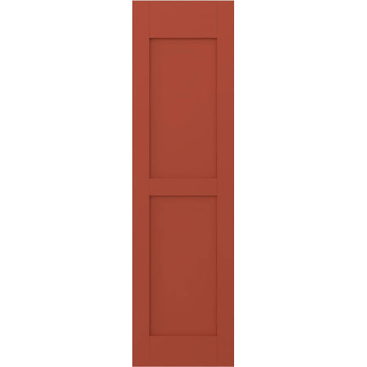 Ekena Millwork 18-in W x 45-in H Colorful Leaves Paintable/Stainable Flat panel Wood Exterior Shutters ( 2 -Pack )