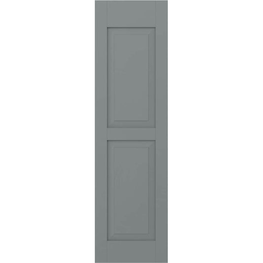 Ekena Millwork 12-in W x 68-in H Ocean Swell Raised panel Wood Exterior Shutters ( 2 -Pack )