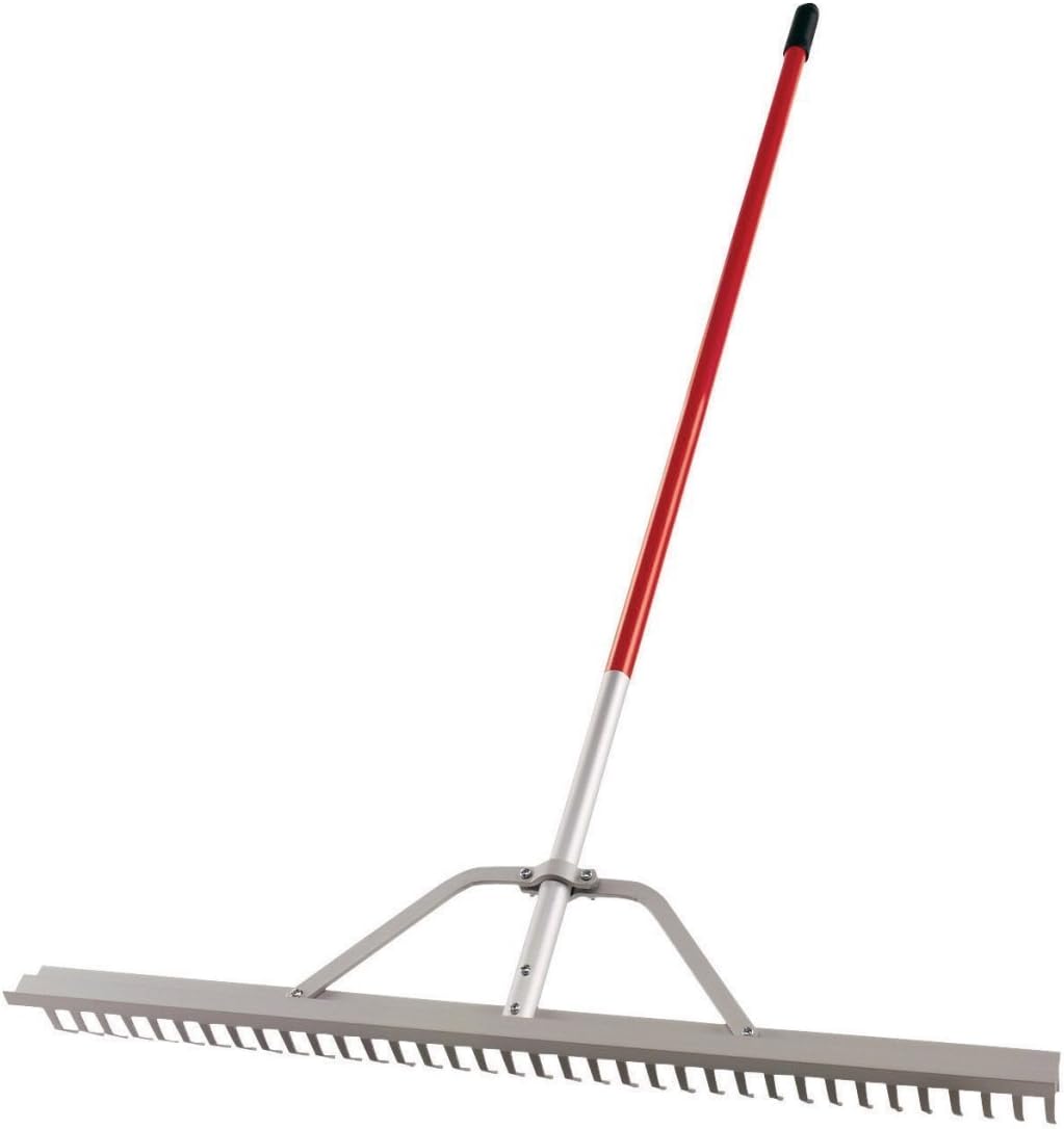 Corona Tools RK 61062 Aluminum Landscape Rake-36 Inch/36 Tines, Red