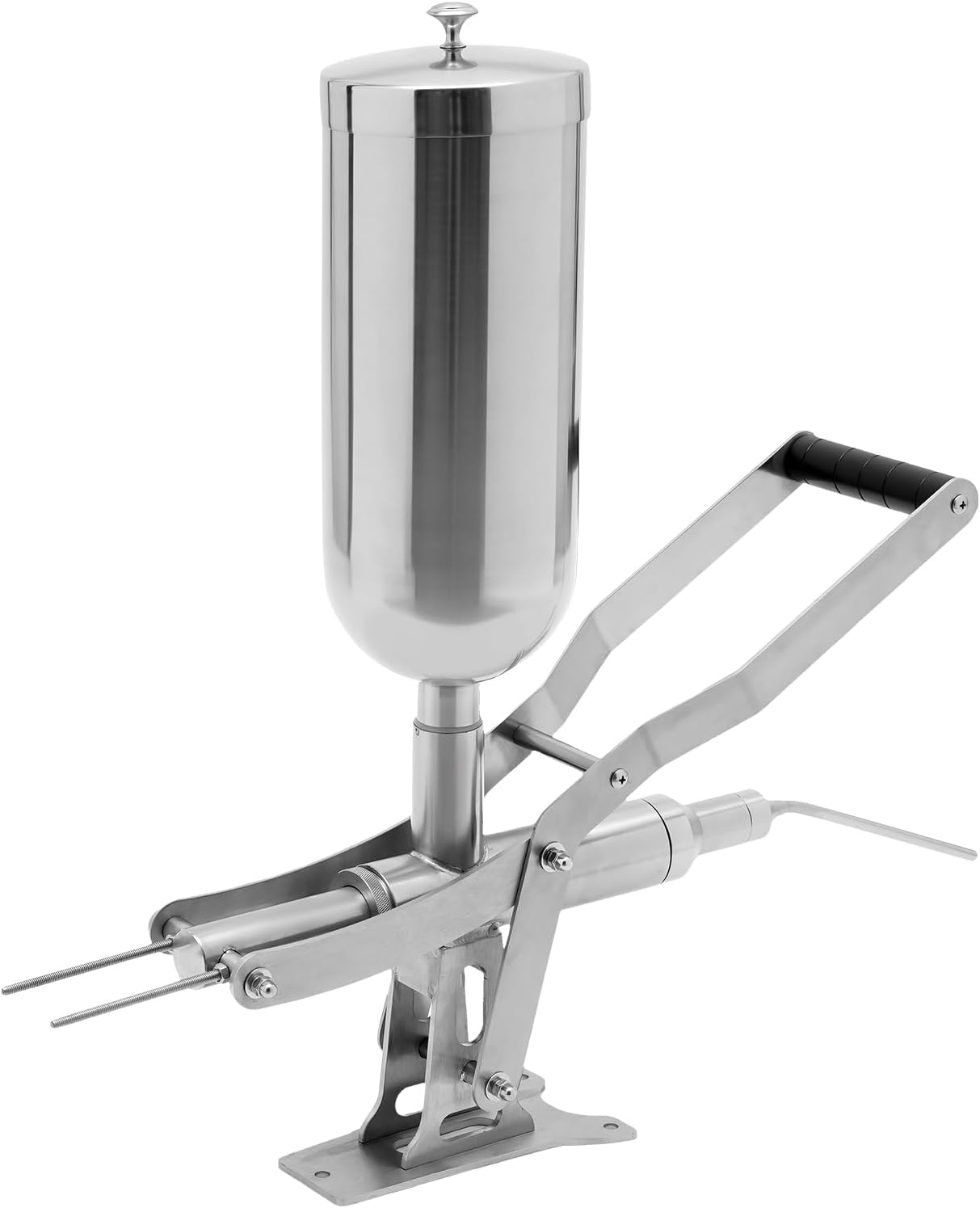 Spanish Donuts Dessert Churro Makers, 5L Stainless Steel Filler Machine, Fruit Donut Filling Machine, Modern Style, Silver