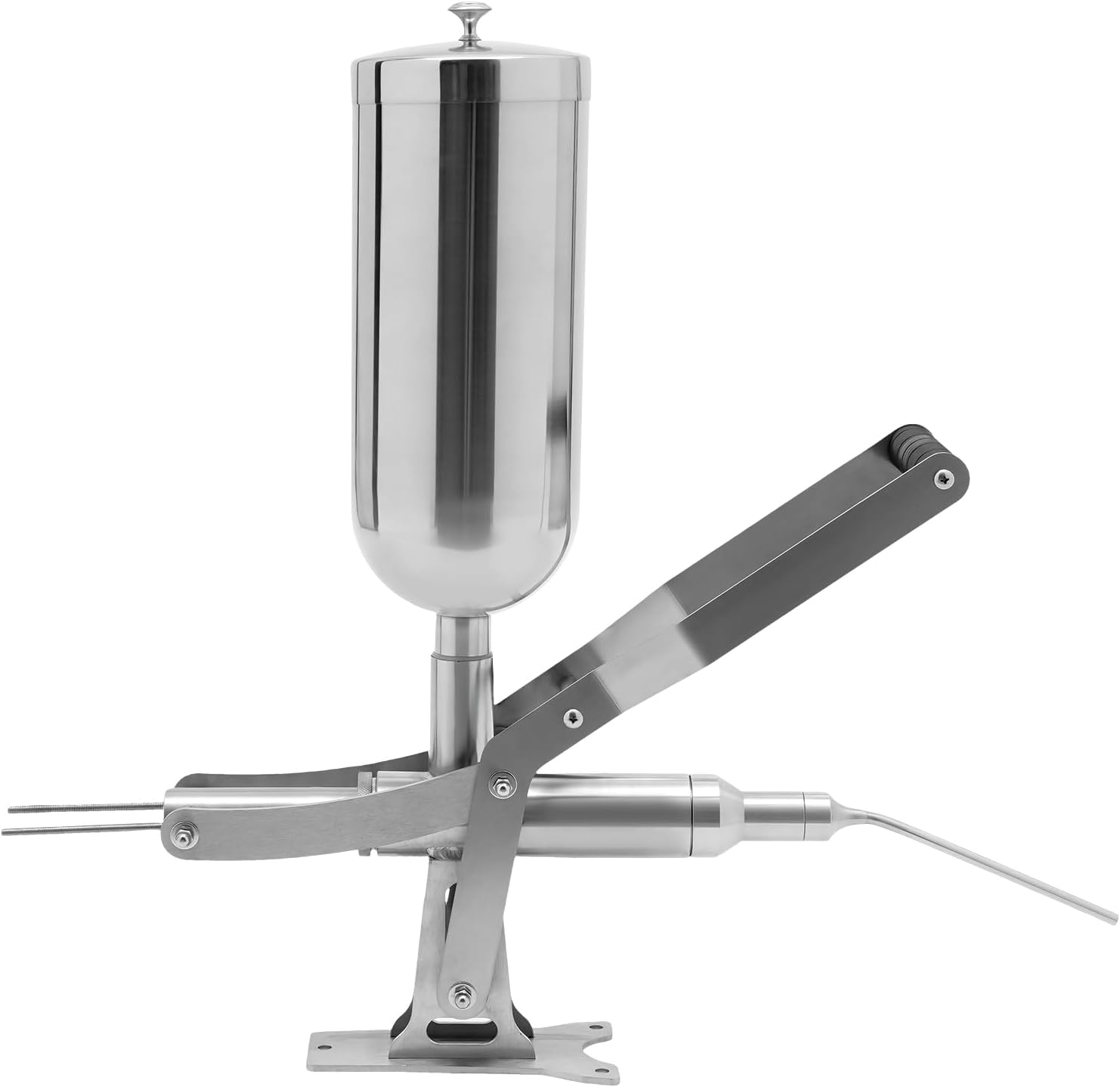 5L Heavy Duty Manual Vertical Churros Machine Spanish Donuts Maker Filling Stainless Steel Latin Fruit Donut Machine for Commercial Or Household Dessert Making