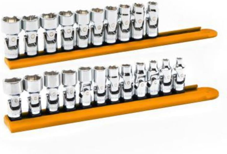 GEARWRENCH 22 Piece 6 Point 1/4 and 3/8 Drive Flex Socket Set - 86539