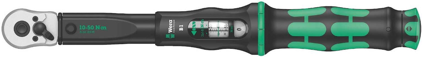 Wera Click-Torque B1 Torque wrench Drive 10-50 Nm