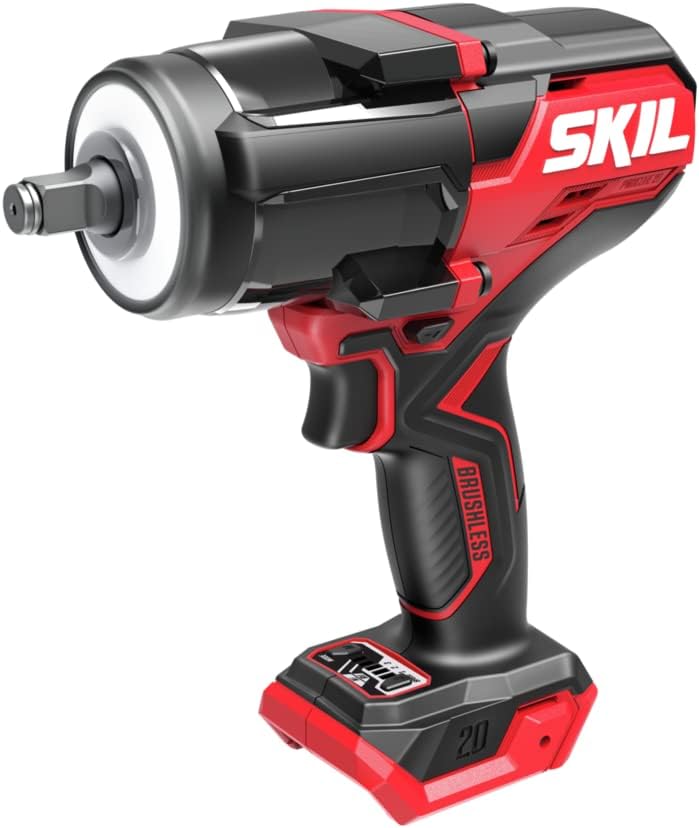 SKIL PWR CORE 20 Brushless 20V 1\/2 In. Mid-Torque Impact Wrench, Tool Only- IW5761B-00