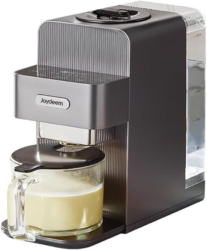 Joydeem Automatic Soymilk Maker Machine, Hot Cooking Blender for Soymilk, Nutmilk, Paste, Baby Food and Juice, 300-600ml Adjustable Capacity, Gray, JD-PB270, 800W