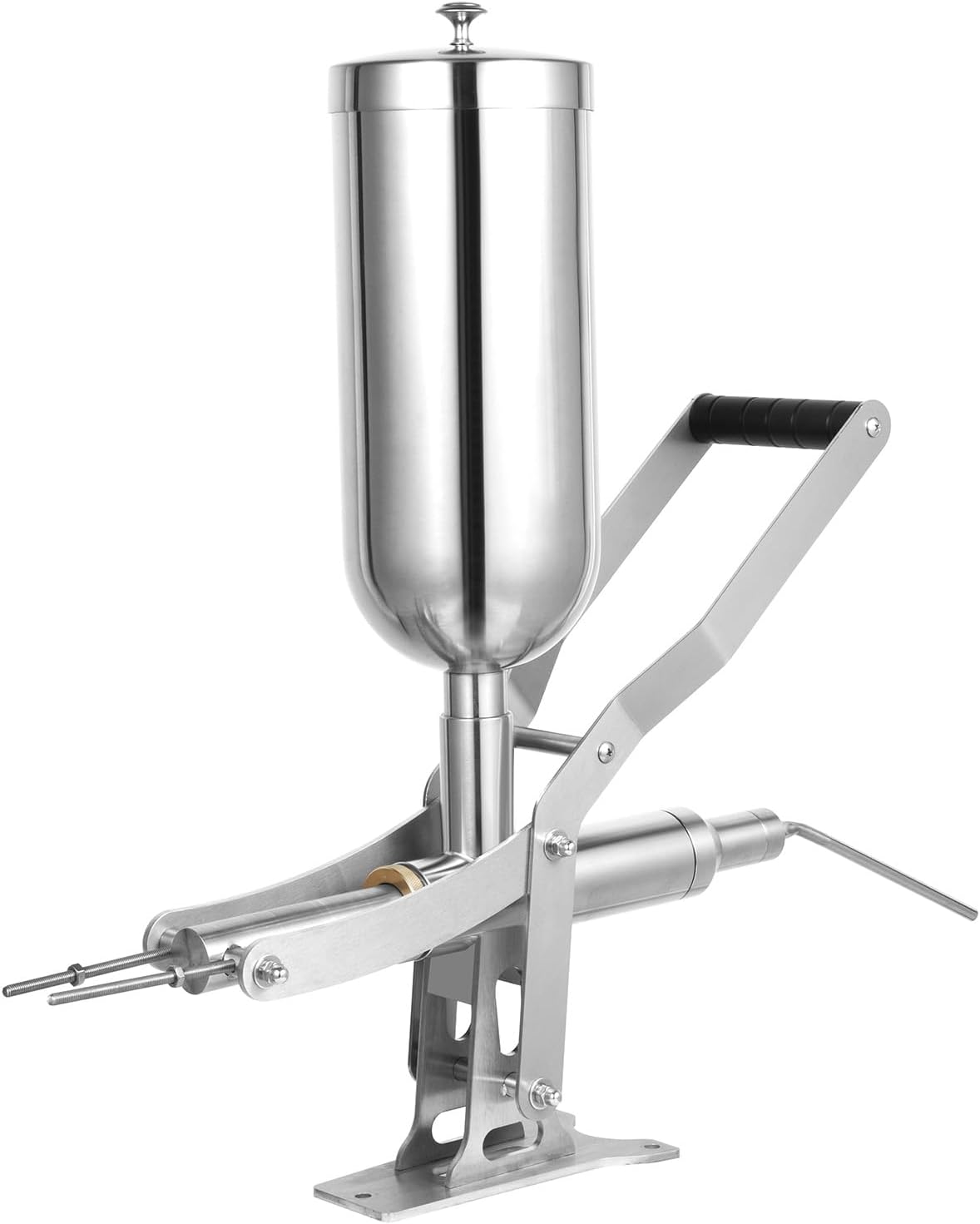 Manual Donut Filler Machine Manual 5L Churros Maker Machine Commercial Spanish Donuts Dessert Churro Maker Stainless Steel Fruit Donut Jam Filling Machine