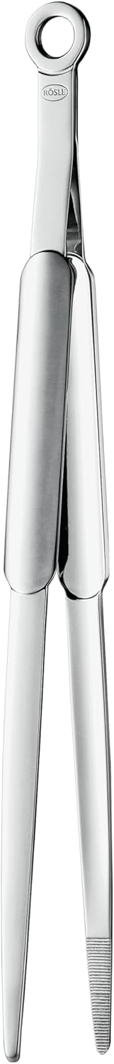 Rosle 12925 Stainless Steel Fine Tipped Needle-Nose Pliers Cooking Tongs