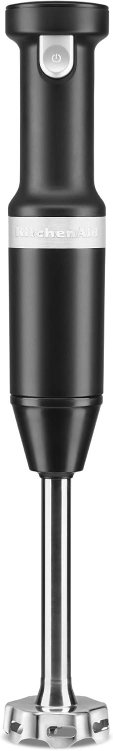 KitchenAid Cordless Variable Speed Hand Blender - KHBBV53, Matte Black