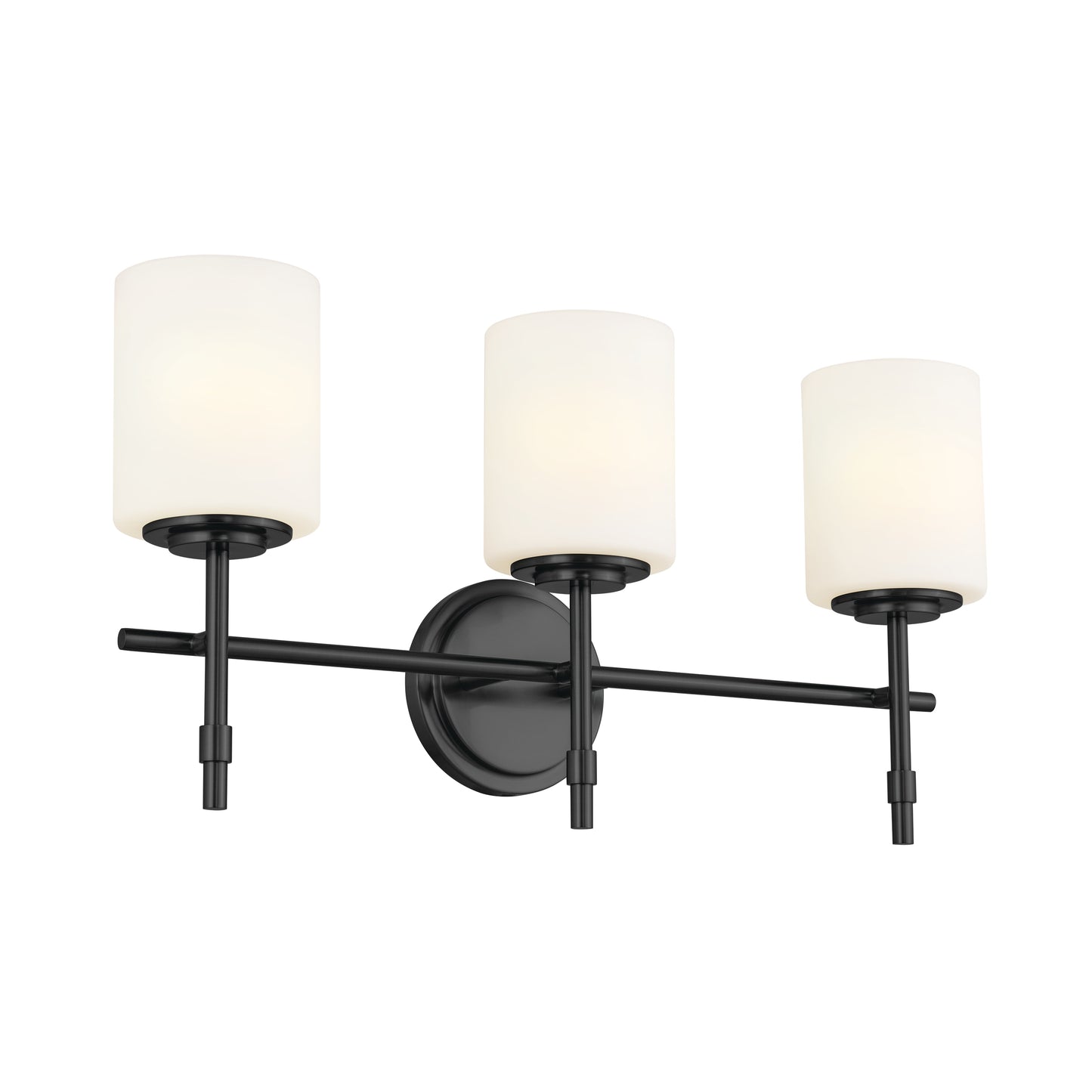 Kichler Ali 23.25-in 3 -Light Black Traditional Vanity light 5269679