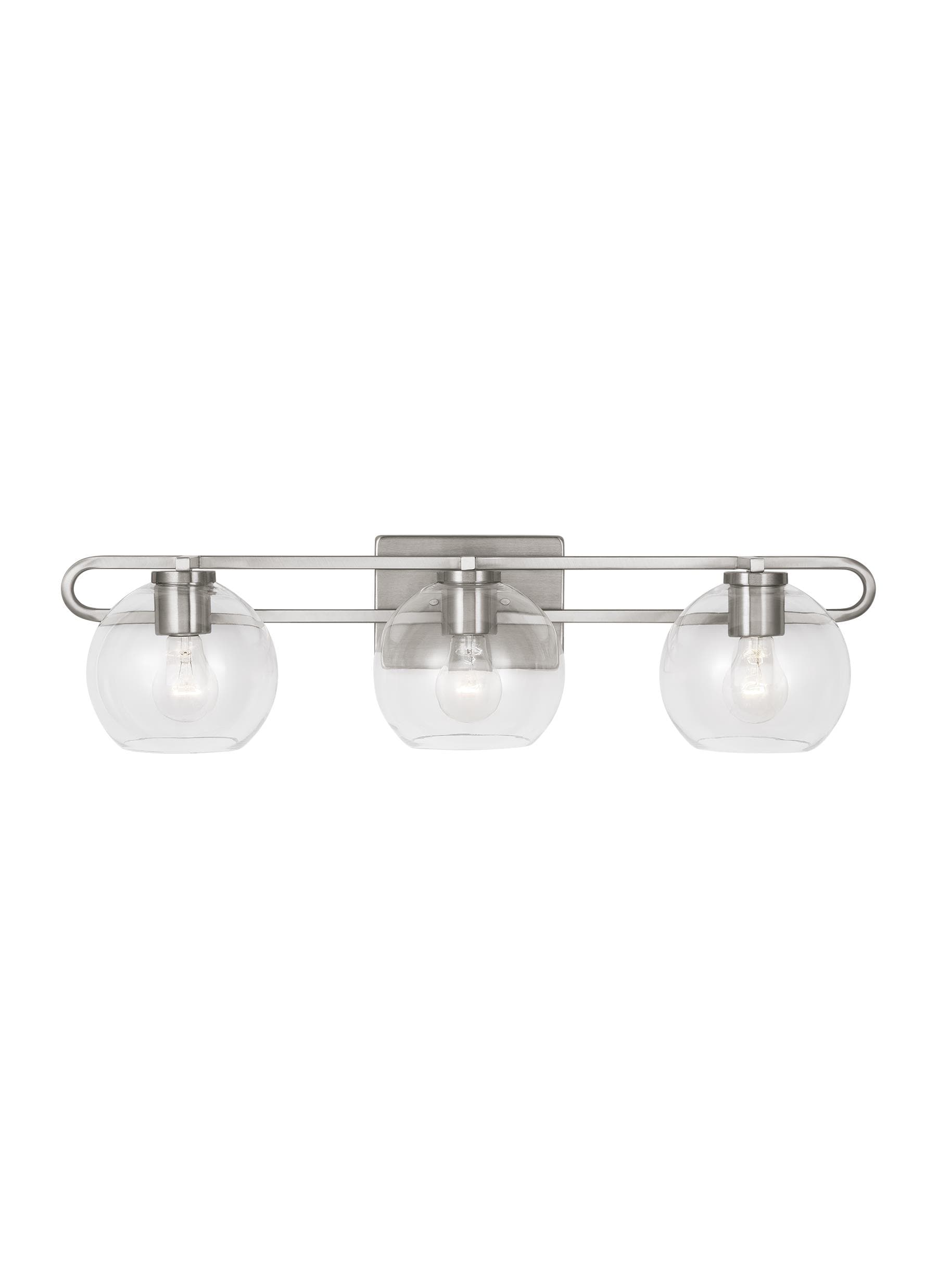 Generation Lighting Codyn 30-in 3 Light Brushed Nickel Modern/contemporary Bathroom Vanity light
