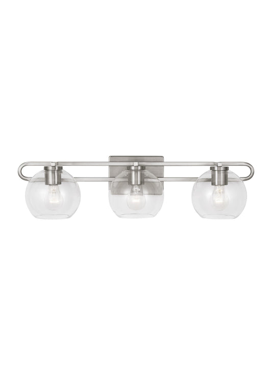 Generation Lighting Codyn 30-in 3 Light Brushed Nickel Modern/contemporary Bathroom Vanity light