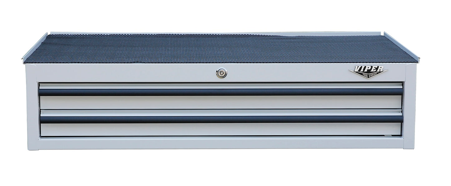 Viper Tool Storage 42-in W x 10.13-in H 2-Drawer Steel Tool Chest (White) V4102ICWH