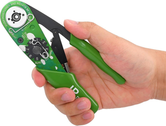 JRready NEW-AS2G Indent impression Crimping Tool design according M22520 2 01 Crimper for miniature Connector and M39029 solid contact MIL connector etc. 20-32AWG Wire harness solid contact