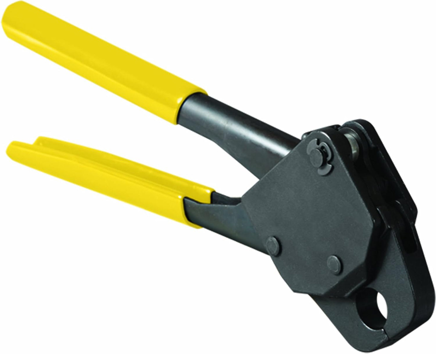 Viega 41723 PureFlow 1/2-Inch Zero Lead Compact Angled PEX Crimp Hand Tool with Yellow Handle