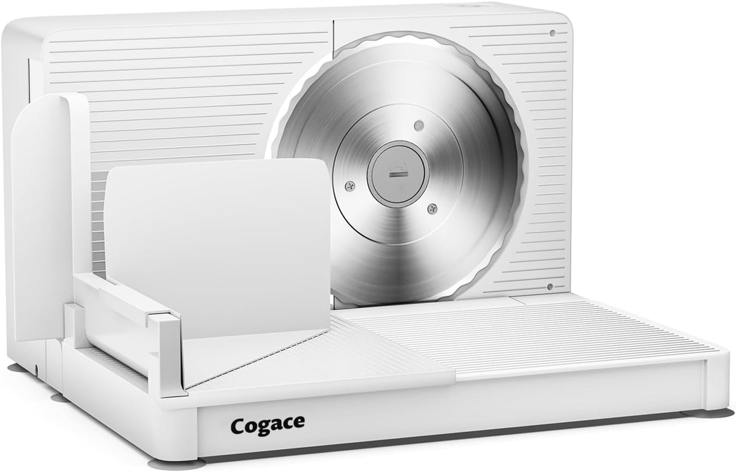 Foldable Meat Slicer, Electric Food Slicer with RSG 6.7" Stainless Steel Blade, Child Lock Protection, 0-20mm Adjustable Thickness, Food Slicer Machine for Meat Bread Cheese Fruits and Vegetables