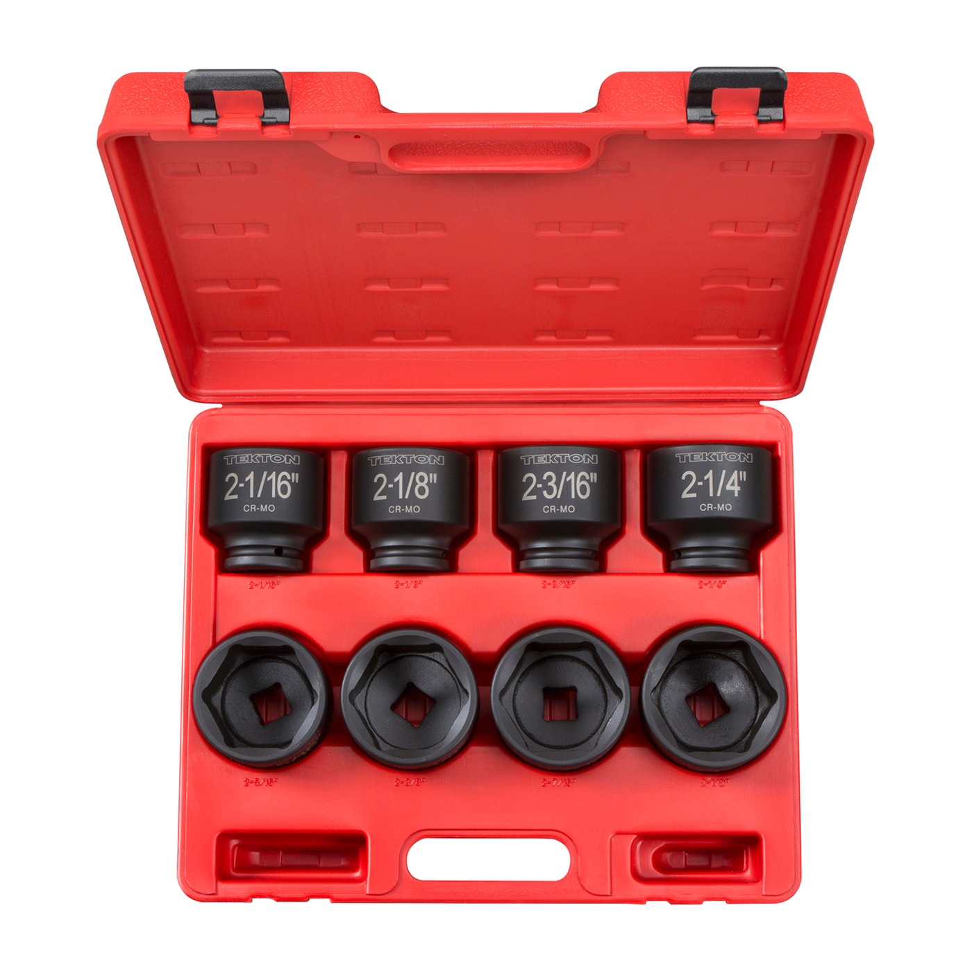 TEKTON 8-Piece Standard (SAE) 3/4-in Drive Set 6-point Impact Socket Set 4893