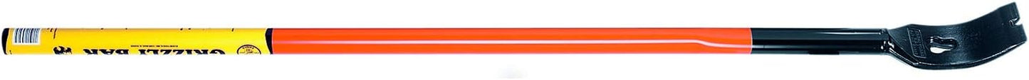 Klein 55-1/2" x 3" Hardened Alloy Grizzly Bar, Orange and Black and Yellow - 64306