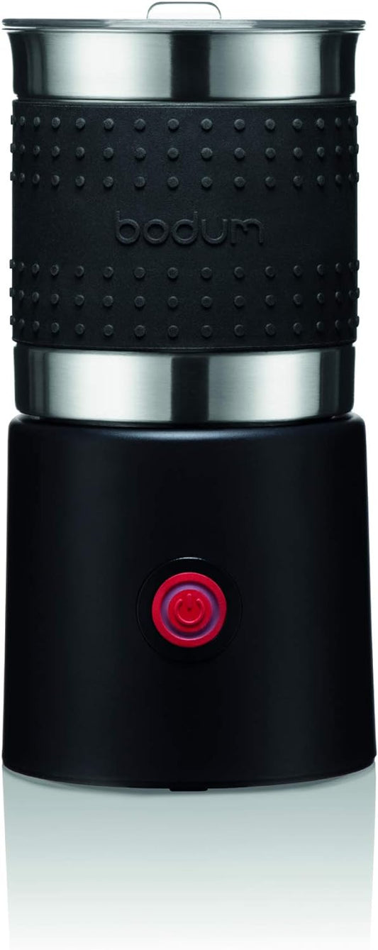 Bistro 13.5oz Bistro Barista Electric Milk Frother, Automatic Temperature Control, Boil-Dry Protection, Black