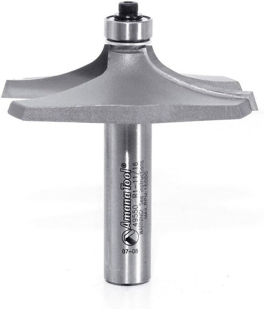 Amana Tool - 49550 Carbide Tipped Table Edge 1-3/4 Radius x 2-3/2 Dia x 5/8 x 1/2" Sha