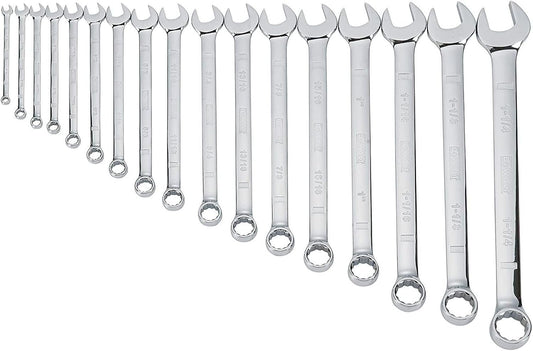 DEWALT Combination Wrench Set, SAE, 17-Piece (DWMT19234)